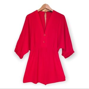 Brand New Red Romper from Zara